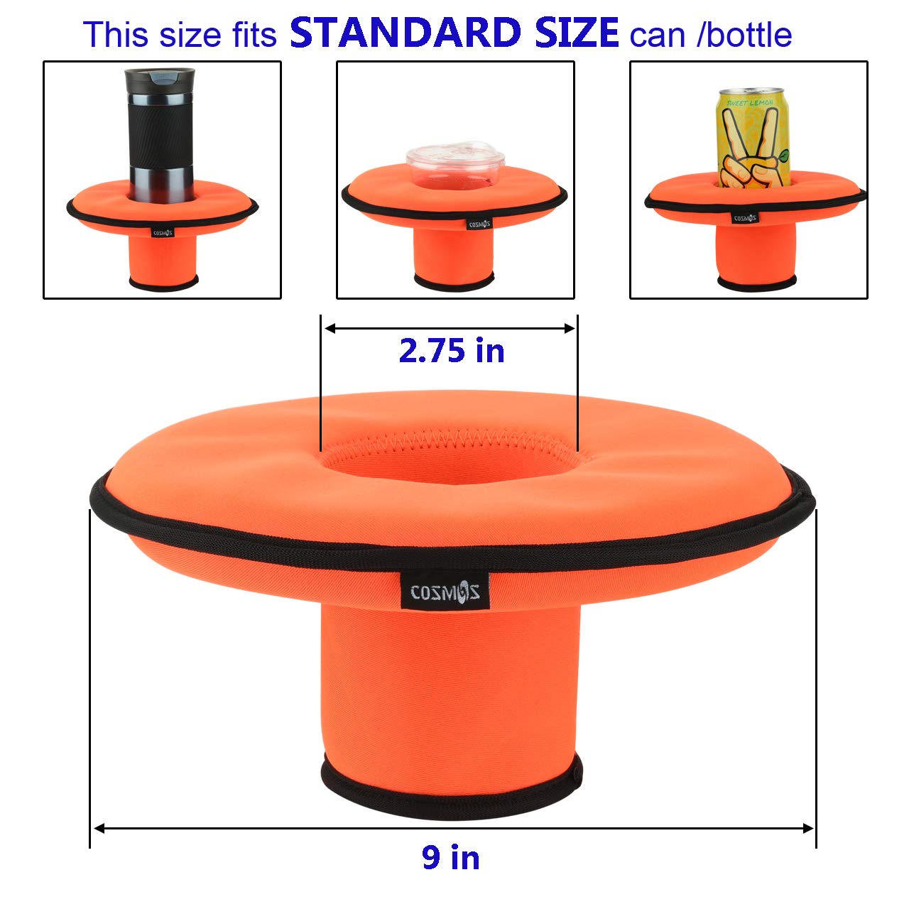 Cm Neoprene Floating Drink Holder Floating Coaster Pool Drink Holder Beverage Float Cup Holder For Pool Party Hot Tub Outdoor Wa