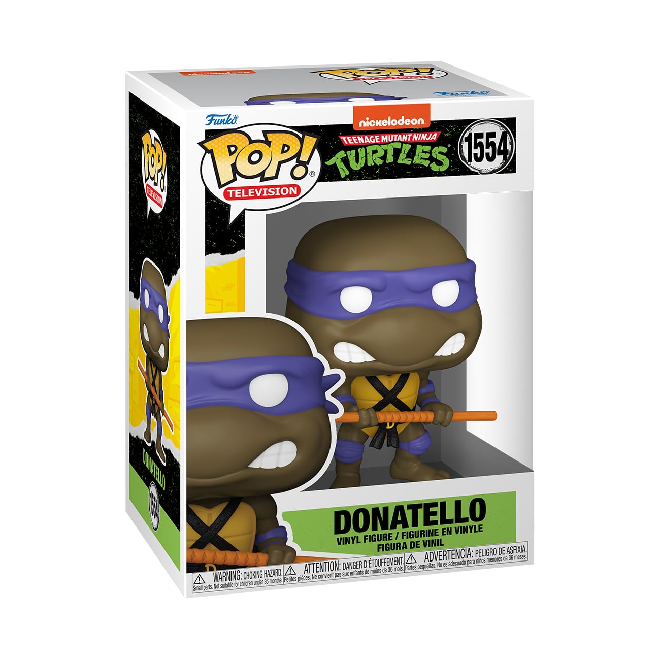 Funko Pop! Tv: Teenage Mutant Ninja Turtles (Tmnt) - Donatello - Collectable Vinyl Figure - Gift Idea - Official Merchandise - F