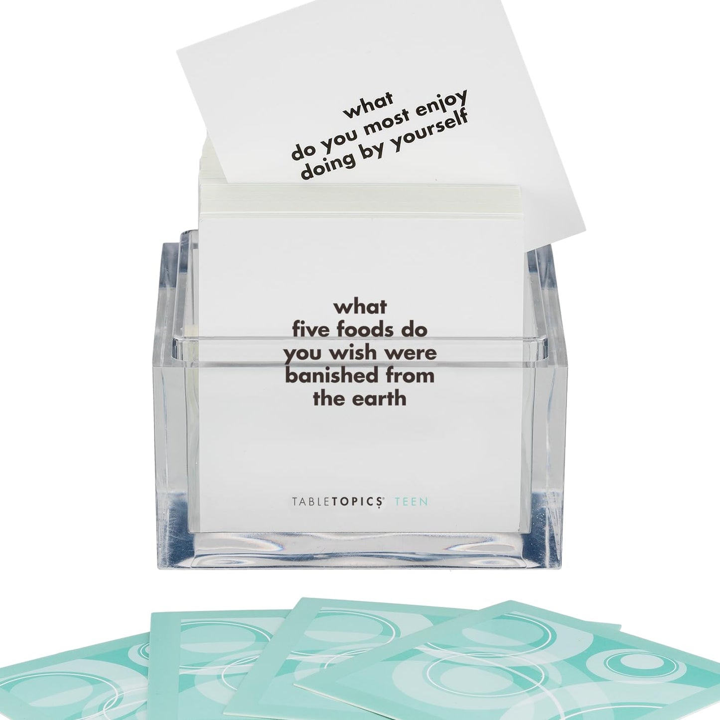 Tabletopics Teens Question Game - 135 Fun Questions For Friends Hanging Out, Teen Parties, And Family Teen Party- Fun Conversation Starter Cards