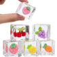Squishy Dumpling Taba Squishy Set, Soft FruitThemed Squishy Collection with Strawberry Pineapple Carrot Cherry Grape Colors, DI