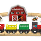 Masterpieces Wood Train Sets - Old Macdonald 18 Piece Train Set