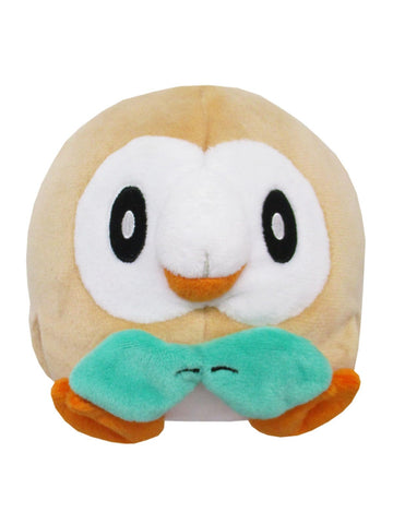Sanei Pp54 Rowlet Pokemon All Star Collection Stuffed Plush, 4.5''