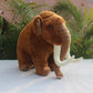 Tammyflyfly Lifelike Woolly Mammoth Plush,13'' Mammoth Stuffed Animal,Soft Elephant Plush Toy, Stuffed Toy,Cuddly Toys (33Cm)