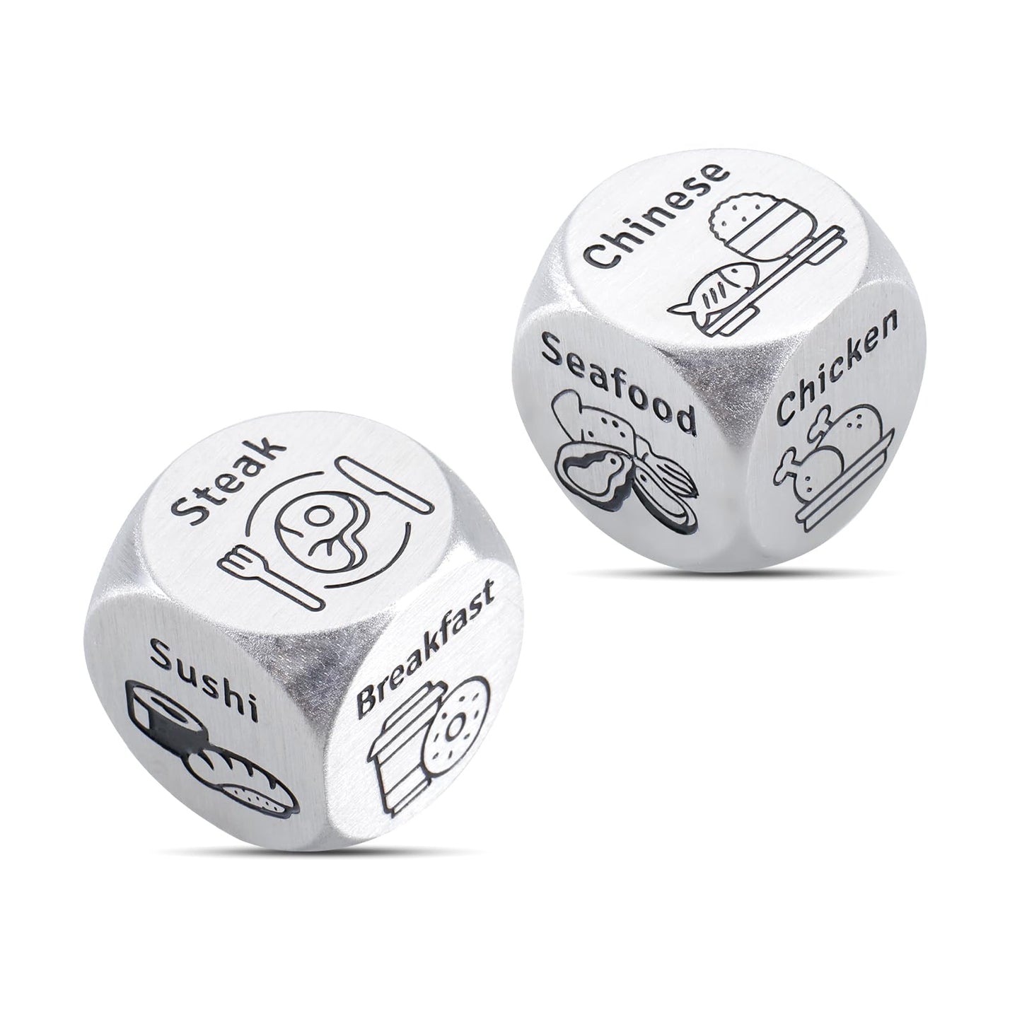 Bridal Shower Gifts for Bride Food Dice Decider Date Night Gifts for Boyfriend Girlfriend Husband Wife Couple One 11 Year Annive