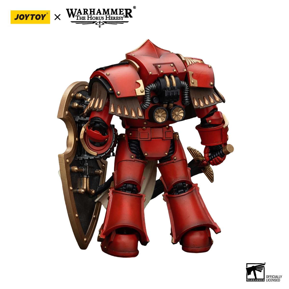 JOYTOY Warhammer The Horus Heresy Blood Angels Crimson Paladins Squad Crimson Paladin 2, 1:18 Scale Action Figure Mecha Joy Toy