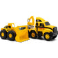 CatToysOfficial, CAT Construction Heavy Mover, Semi Truck and Trailer with Mini Crew Wheel Loader, Lights and Sounds, Ages 3 and