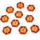 Litko Space Fighter 2Nd Edition Tokens | Compatible With Star Wars: X-Wing Miniatures Game | Pack Of 10 (Triangluar Stress Tokens)