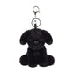 Apricot Lamb Plush Labrador Dog Puppy Stuffed Animal Keychain For Kids Bag, Purse, Backpack, Handbag (4.7 Inches) (Black)