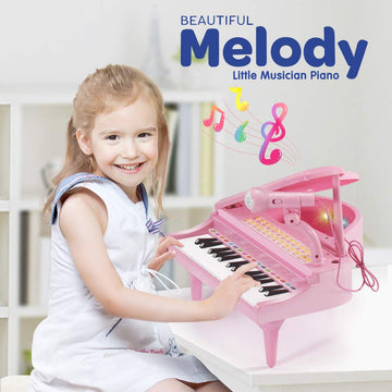 31 Keys,Kids Grand Piano Keyboard Toy for Beginners,3 4 5 6 Years Old Toddler Girl Boy First Birthday Gift,Musical Instrument,w/
