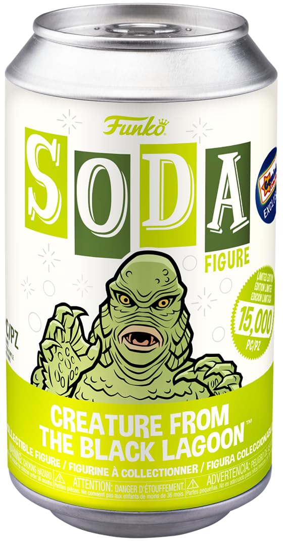 Funko Soda Universal Monsters: Creature From The Black Lagoon Gemini Collectibles Exclusive Vinyl Figure - 1/6 Chase Variant