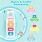 Momuse Baby Teething Relief Toys For 6-12 Months, Baby Teether Keys Car Musical Toy For 6 9 12 18 36 Months, Food Grade Silicone