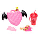 Monster High Draculaura Fashion Doll, Pink & Black Hair, Includes Accessories & Pet Bat, Model HHK51, Multicolor