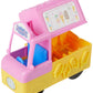 Play-Doh Peppas Ice Cream Playset with Truck, Peppa Pig and George Figures, and 5 Non-Toxic Modeling Compound Cans, Toy for Kid