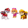 Paw Patrol Action Pack Pups 3Pk Figure Set Marshall, Skye, Rubble