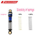 RCAWD 47MM SCX24 Shocks Oil Type & Body Cilps for Axial 1/24 SCX24 AX24 Front Rear Shock Series Upgrades Parts Blue