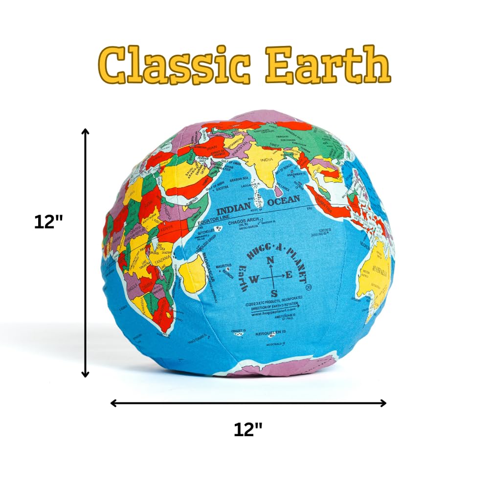 Hugg-A-Planet Classic Political Earth
