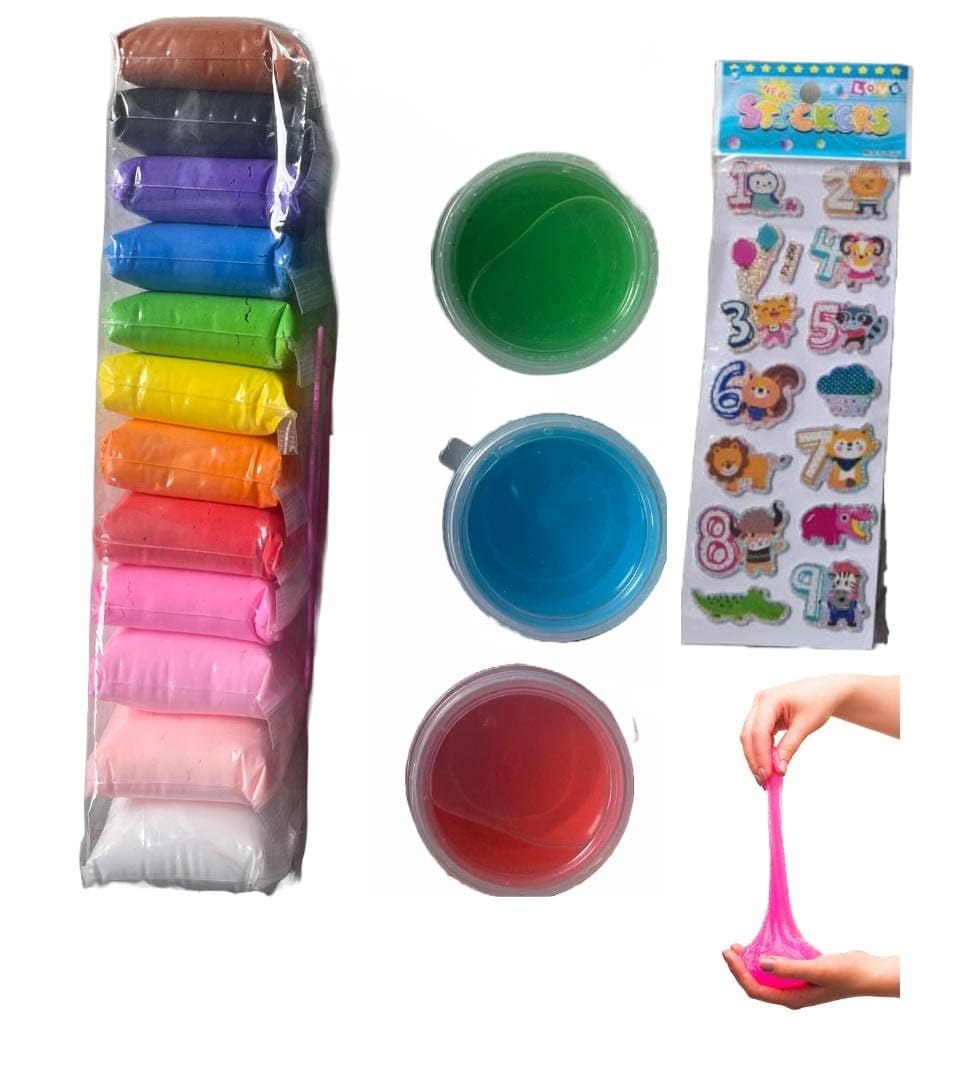 Fete Propz Ultimate 2 In 1 Clay And Slime Combo For Creative Play | Craft Materials For 58 Years Old, 1012 Years Old Kids Boys