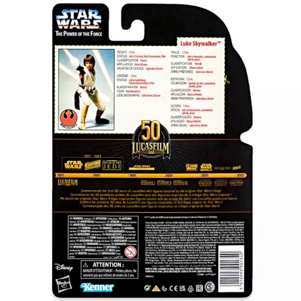 Star Wars Lucas Film 50Th Anniversary Black Series 'Power Of The Force' 6' Action Figure Luke Skywalker