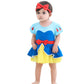 Snow Baby Girls Costume For Infant Romper Onesie Babysuit Birthday Christmas Halloween With Headband 12-18Months(K28-95)