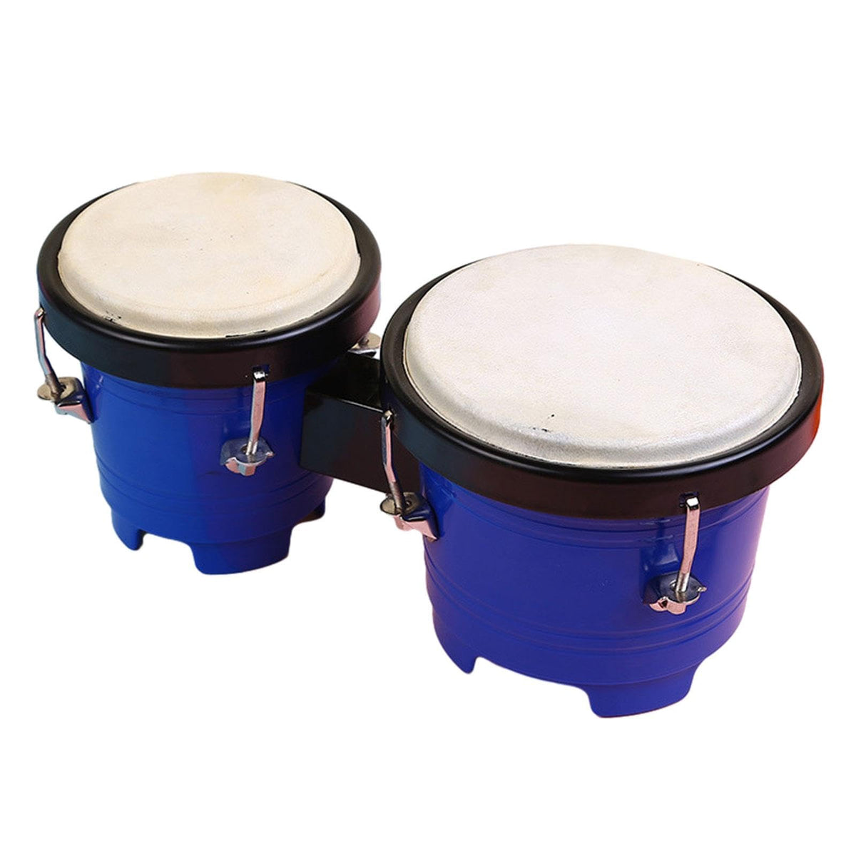 Lyla 4Inch 5Inch Bongo Drum Set Tuning African Drum For Beginners Boys Girls Kids Dark Blue