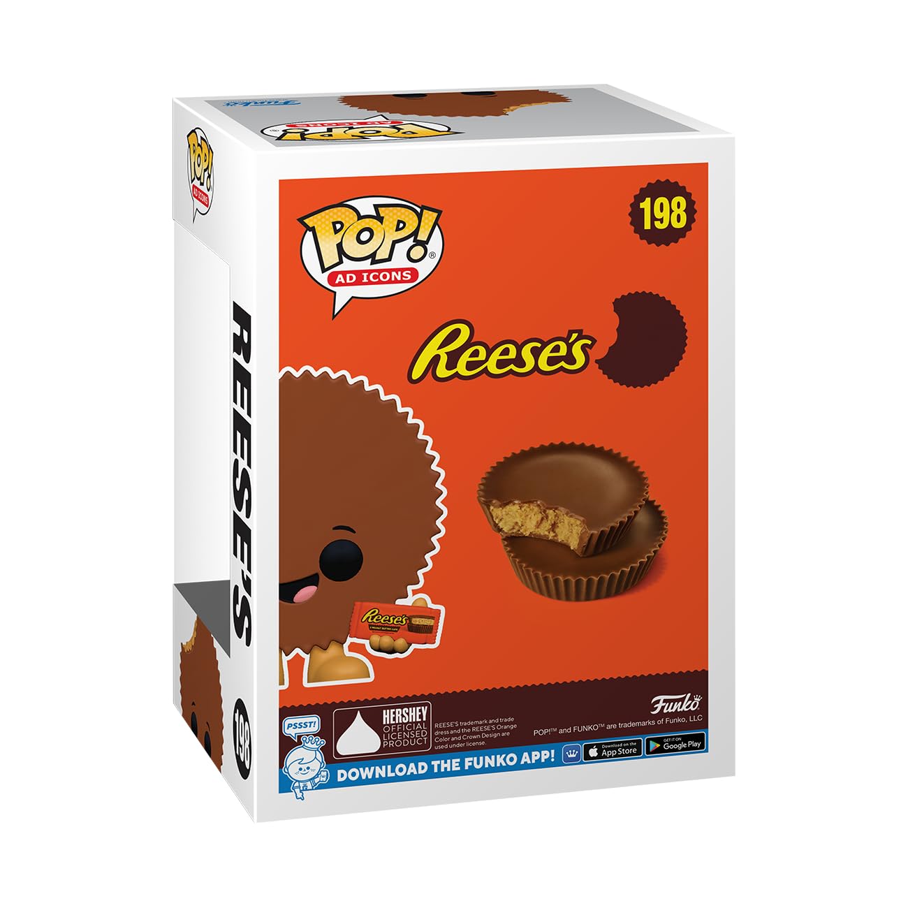 Funko POP! Ad Icons Reese's Cup Vinyl Figure - Multicolor Collectible - Model 72540 - Official Merchandise for Kids & Adults