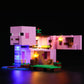 Rorliny Led Light Kit For Lego Minecraft The Pig House 21170 Building Set, Lighting Set Compatible With Lego 21170 (Lights Only,