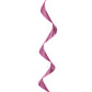 Unique Star Hanging Swirl Decorations, 26, Hot Pink