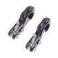 Lafeina Rc Crawler Winch Hooks, Metal Trailer Tow Hook For 1/10 Rc Car Scx10 Tamiya Cc01 D90 D110 Tf2 Trx4 Accessories (Black)