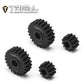 Treal Scx10 Iii/Capra Portal Gears 12/23T Harden Steel Gears Compatible With Axial 1/10 Scx10 3 Capra(12T/23T)