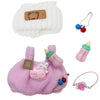 Clothes for 17cm Doll  Cute Outfit Set for 17cm Dolls  Adorable Dress-Up Accessories for Doll (Purple Bottle)