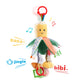 Jollybaby Baby Rattles Hanging Toys For Car Seat Crib Stroller Gym, Montessori Sensory Plush Vegetable Toys For Baby 0-3-6-12 Months With Ring Bell Crinkle And Teether, Newborn