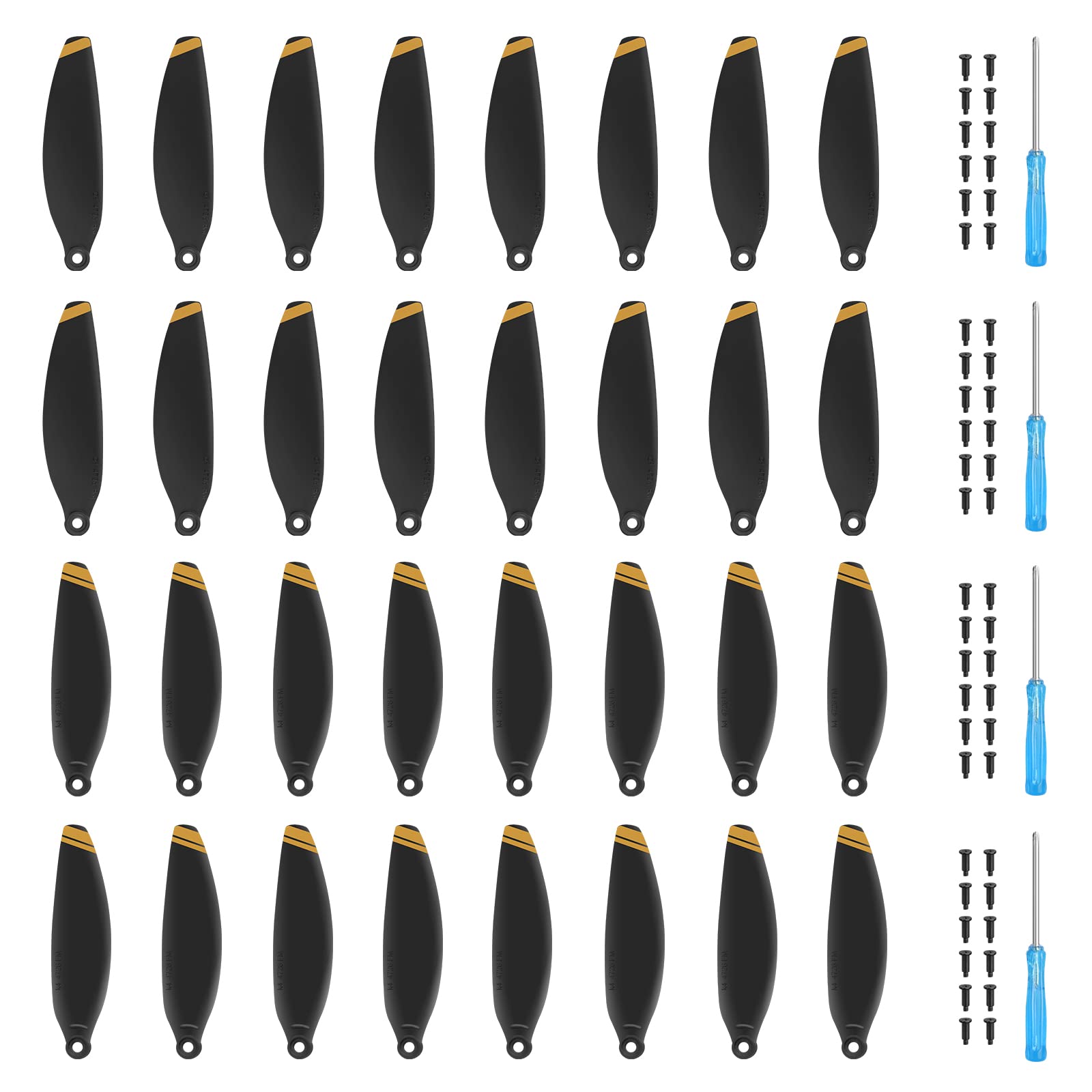 32Pcs Propellers for DJI Mini 4K/Mini 2 SE/Mini 2/Mini SE Replacement Prop Blades Low Noise Accessories for DJI Mini 2/SE Drone 