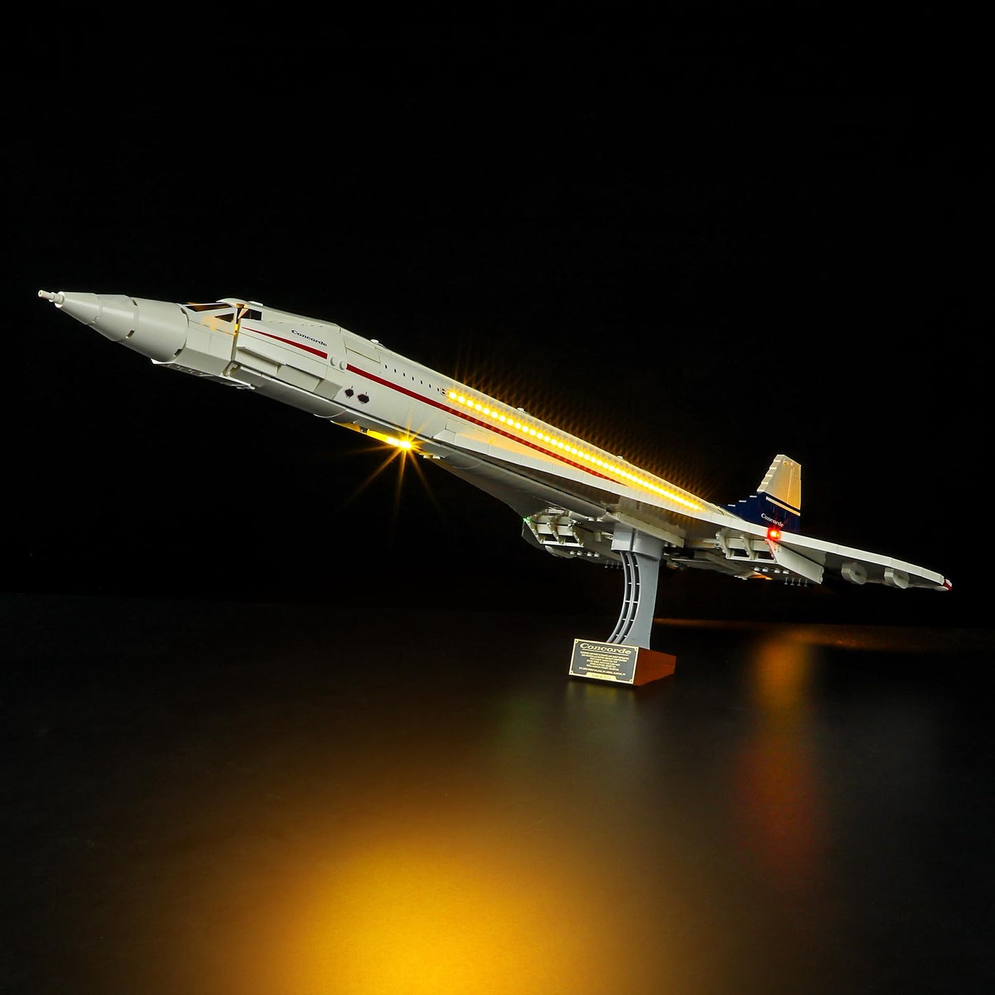 Briksmax Lighting Kit For Lego Icons Concorde - Compatible With Lego 10318 Building Set- Not Include Lego Set