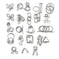 Famous Quality Mind Challenging Game - Brain Teasers Metal Wire Puzzle - Best Toys For Gifts, Party Favors, Prizes, Disentanglem