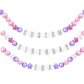 Simgoing 103 Pcs DIY Jumbo Friendship Bracelet Birthday Banner Kit Famous Singer Customizable Party Giant Garland Decor for Birt