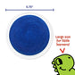 READY 2 LEARN Jumbo Circular Washable Stamp Pad - Blue - 5.75 dia. - Non-Toxic - Fade Resistant - Ideal Size for Handprints and