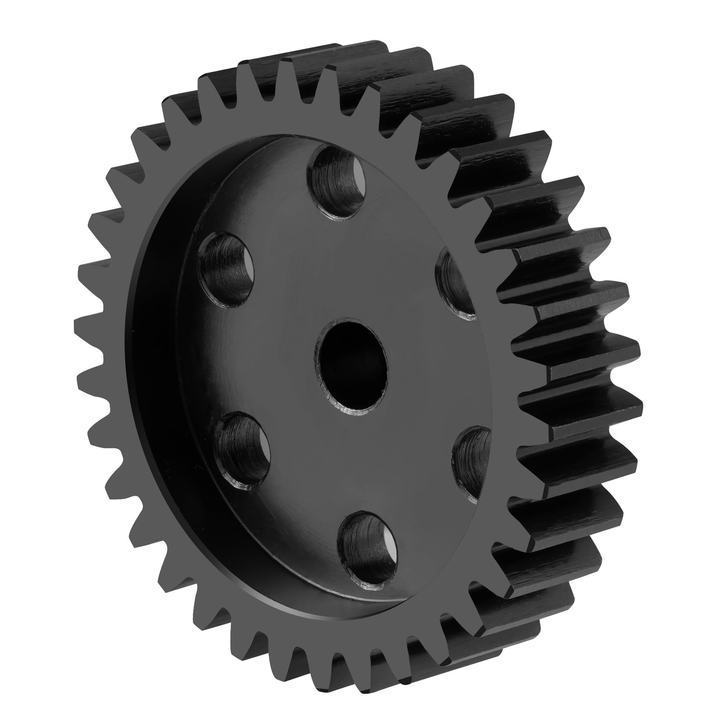 BRKRC Steel M1 Pinion Gear 34T-45T 5mm Shaft Motor Gears for 1/8 1/10 RC Brushless Brush Motor Electric Car/Truck Part (34T)