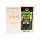 Once Kids Playhard Hero Action Figures – Birch Wood Baby Toys For Imaginative Play – Sturdy & Durable Hero Toy For Kids With Solid Wood Storage Box