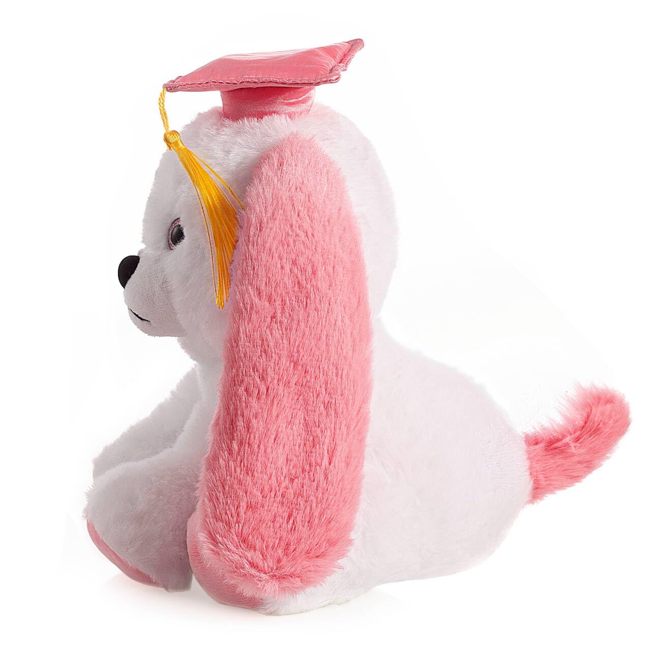 Oukiwi Graduation Gift 8 Inch Graduation Stuffed Animal Graduation Plush Stuffed Animal (Pink)