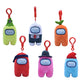 Just Toys LLC Among Us 3" Plush Backpack Hanger - Series 2, Green, Polyester, Model 787790987963