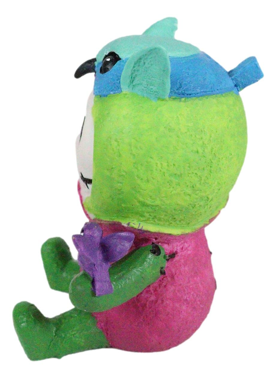 Ebros Gift Furry Bones Humphrey The Hummingbird Costume Skeleton Monster Collectible Figurine 3' H Furrybones Ossuary Macabre Halloween Accent Collector Item