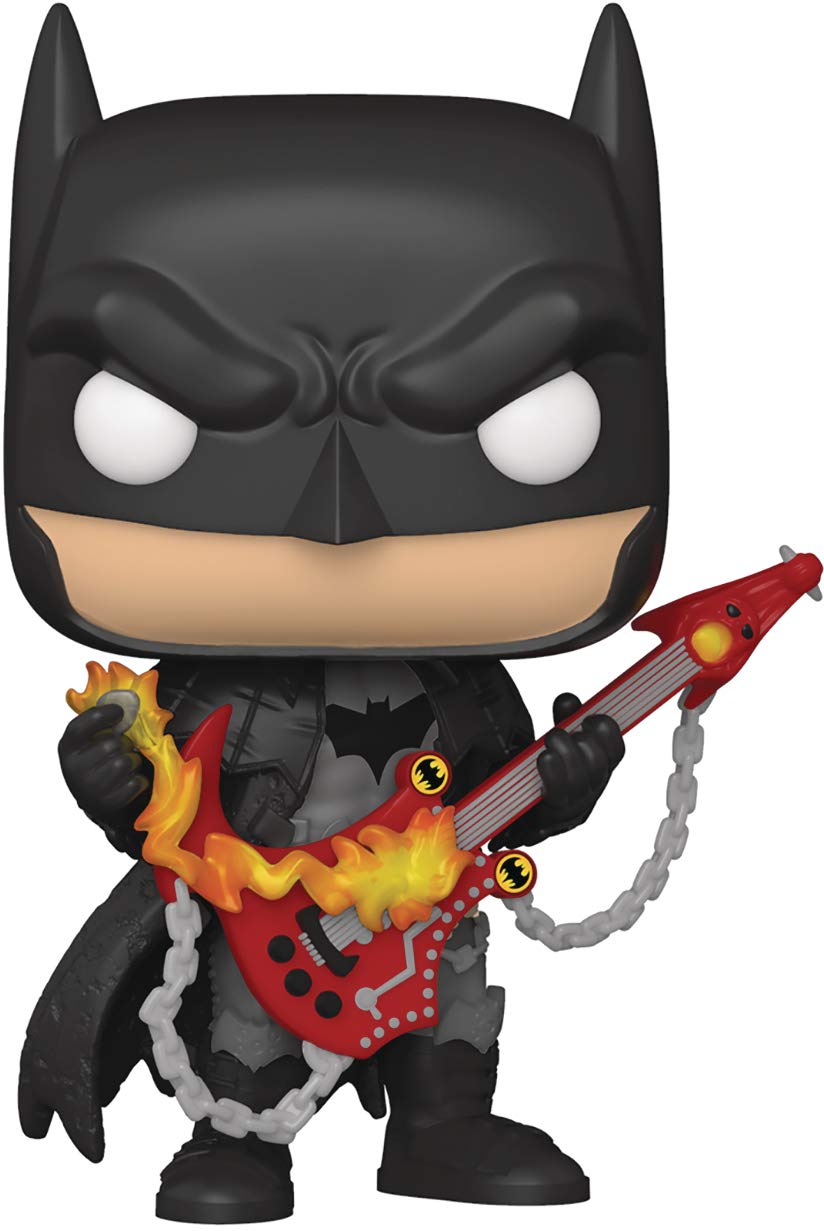 Funko Pop! DC Heroes Death Metal Batman Vinyl Figure with Guitar - Multicolor, Model 54718