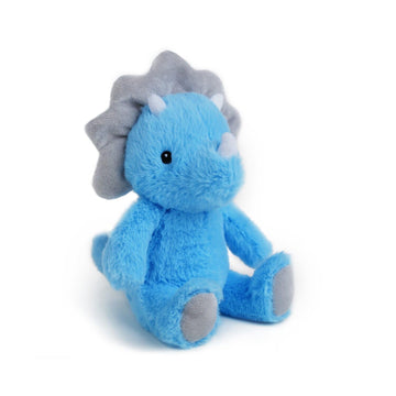 Vanlinny Blue Dinosaur Stuffed Animals, 9' Dinosaur Gifts For Kids, Soft Stuffed Dinosaur Toys, Cute Triceratops Figure, Birthday Xmas Gifts For Boys And Girls 3 4 5 6 7 8