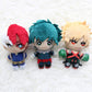 Groydbna MHA Anime Plushie Cute Plushie Hero Cosplay Plushies Plush Toy Stuffed Keychain Doll, 5.9'' Red, One Size