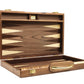 15 In. Wood Backgammon Set - Burlwood Board