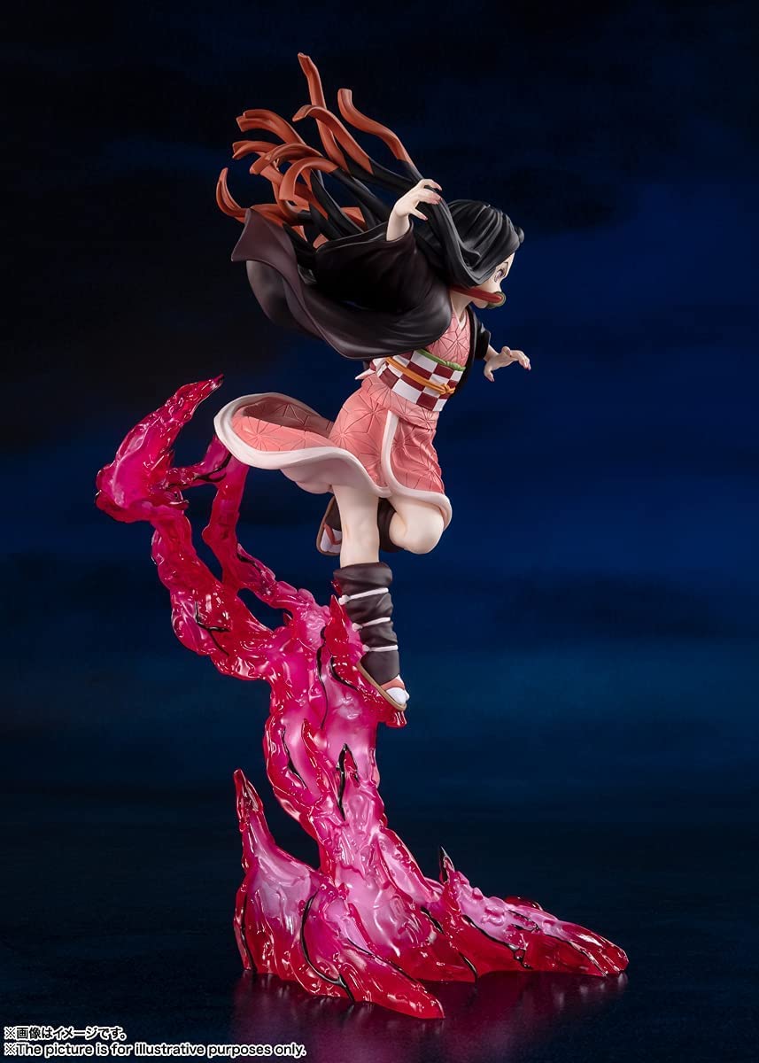 Tamashii Nations - Demon Slayer: Kimetsu No Yaiba - Nezuko Kamado Blood Demon Art, Bandai Spirits Figuartszero Collectible Statue