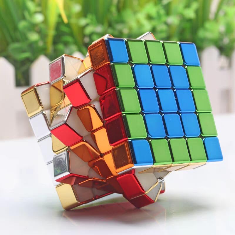 Cuberspeed Shengshou Legend 5X5 Metallic Speed Cube Metallic 5X5X5 Magic Cube Puzzle