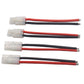 Vgoohobby 4Pairs Adapter Compatible with Tamiya Style Plug Male Female Connector w/10cm 14AWG Silicon Wire Cable for RC Car Lipo