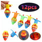 12Pcs Light Up Spinning Tops For Spin With Flashing Led Lights, Gyroscope Novelty Bulk Stocking Stuffers For Birthday Party Favors Games Presents