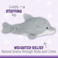 1I4 Group Warm Pals - Dolphin - Cozy Lavender Scented Plush Toys - Stuffed Animal - Coolable Bedtime Comfort Plushie